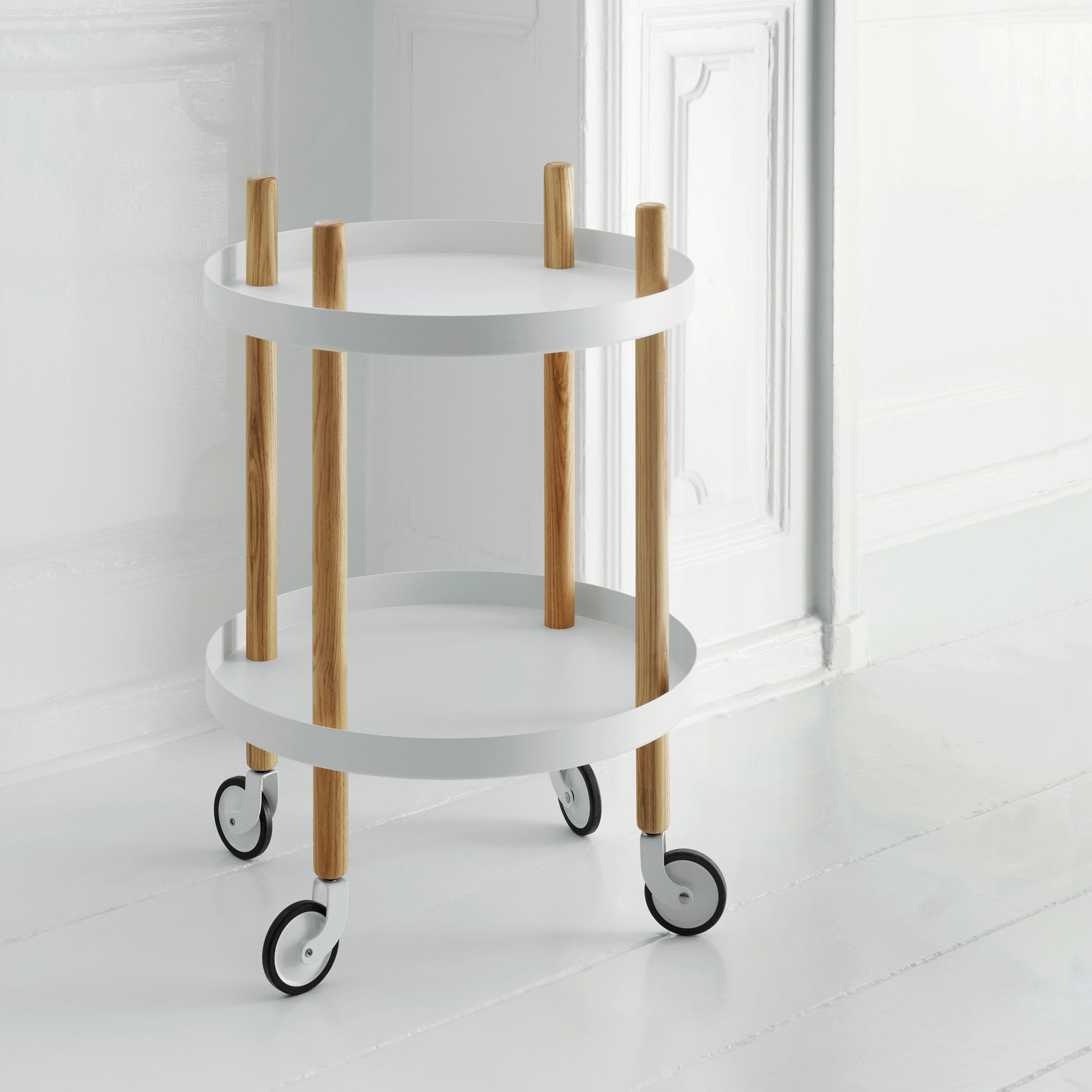 Block Table Cart: Round