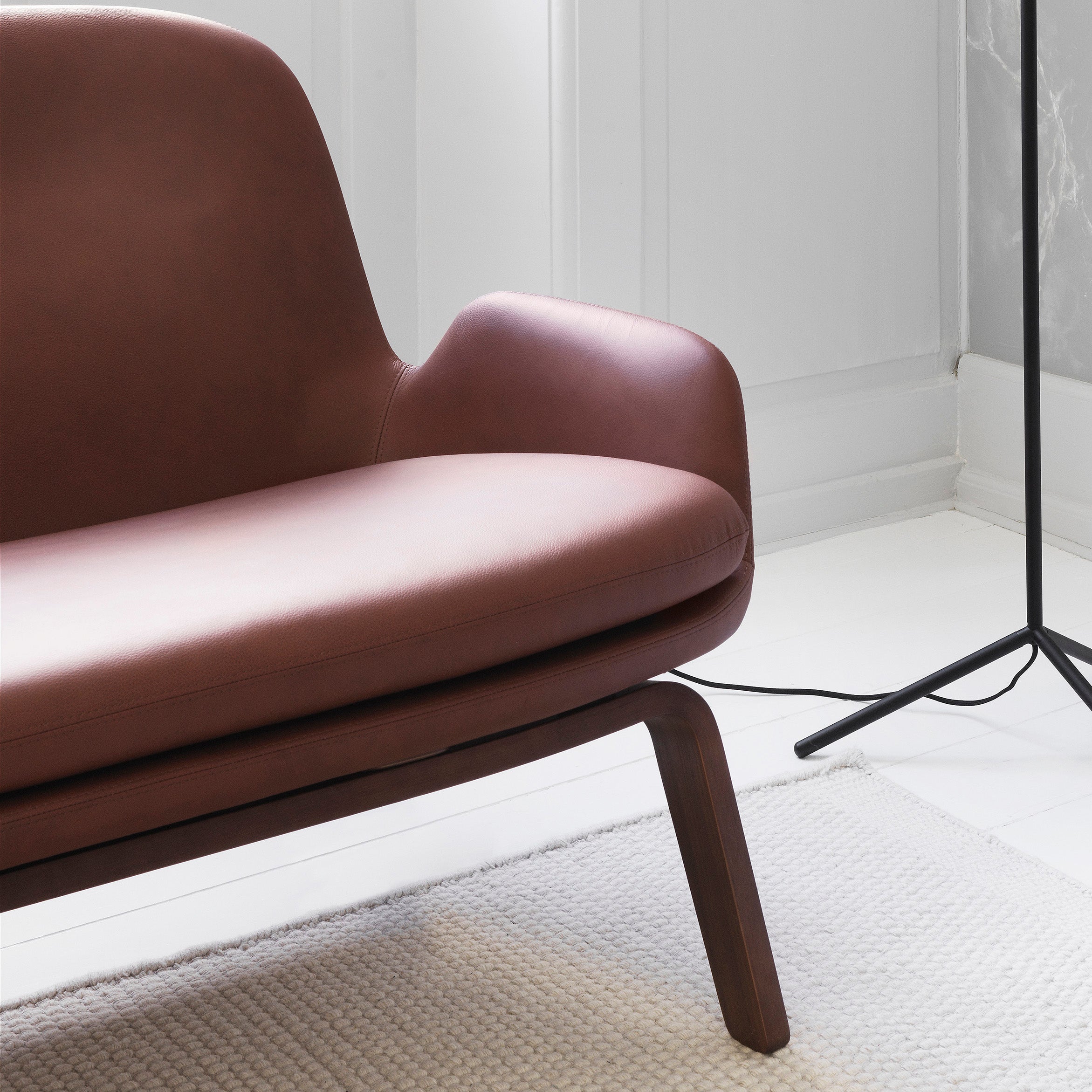 Era Sofa: Wood Base