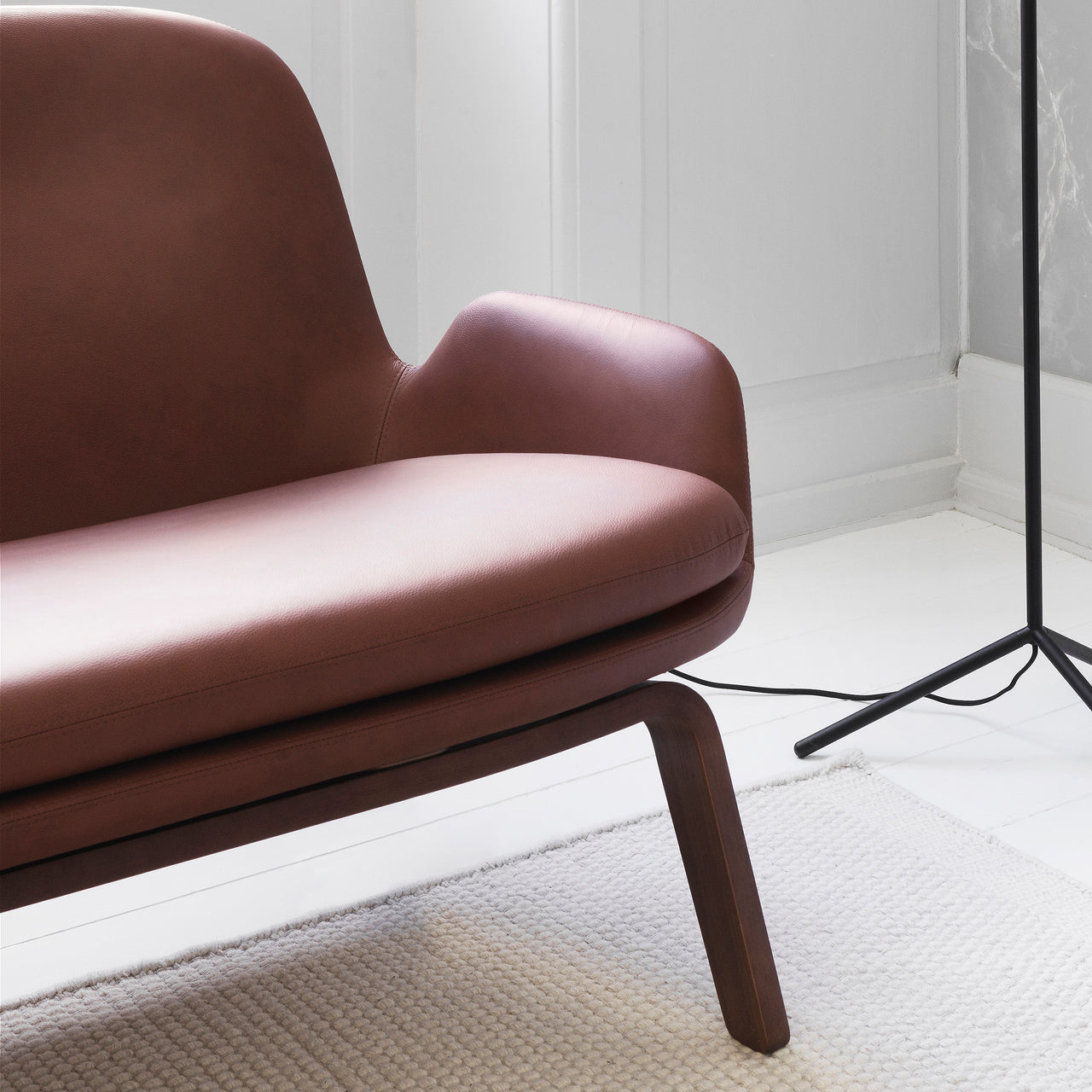 Era Sofa: Wood Base