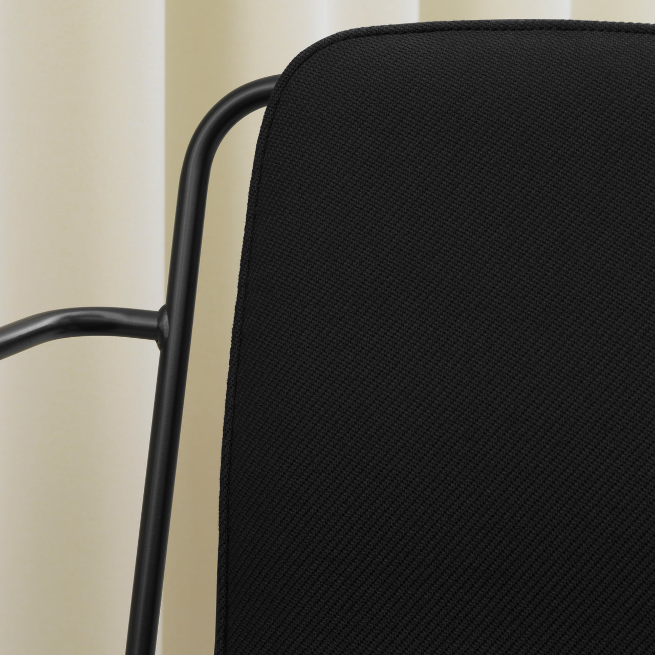 Studio Bar + Counter Armchair: Front Upholstered