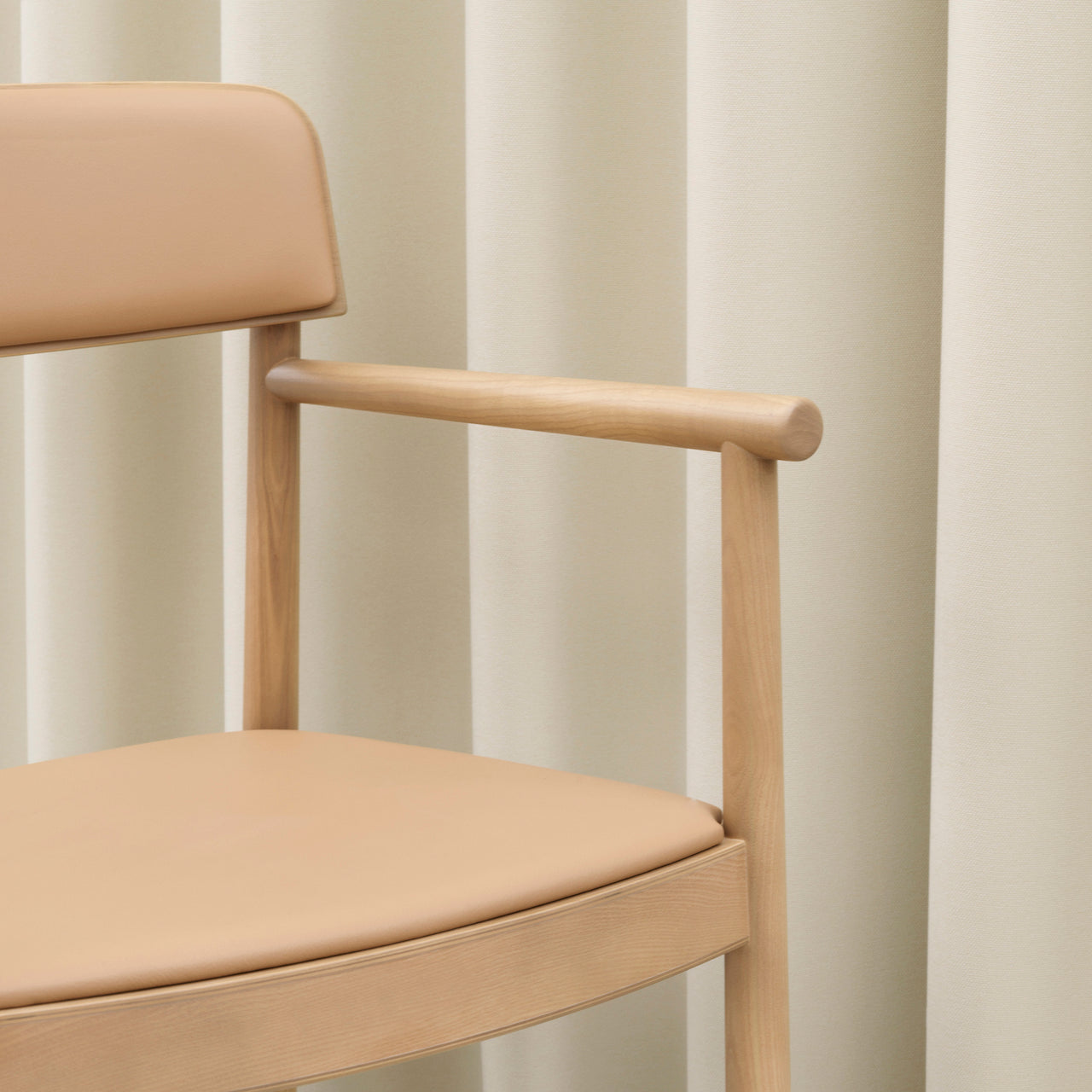 Timb Armchair: Upholstered