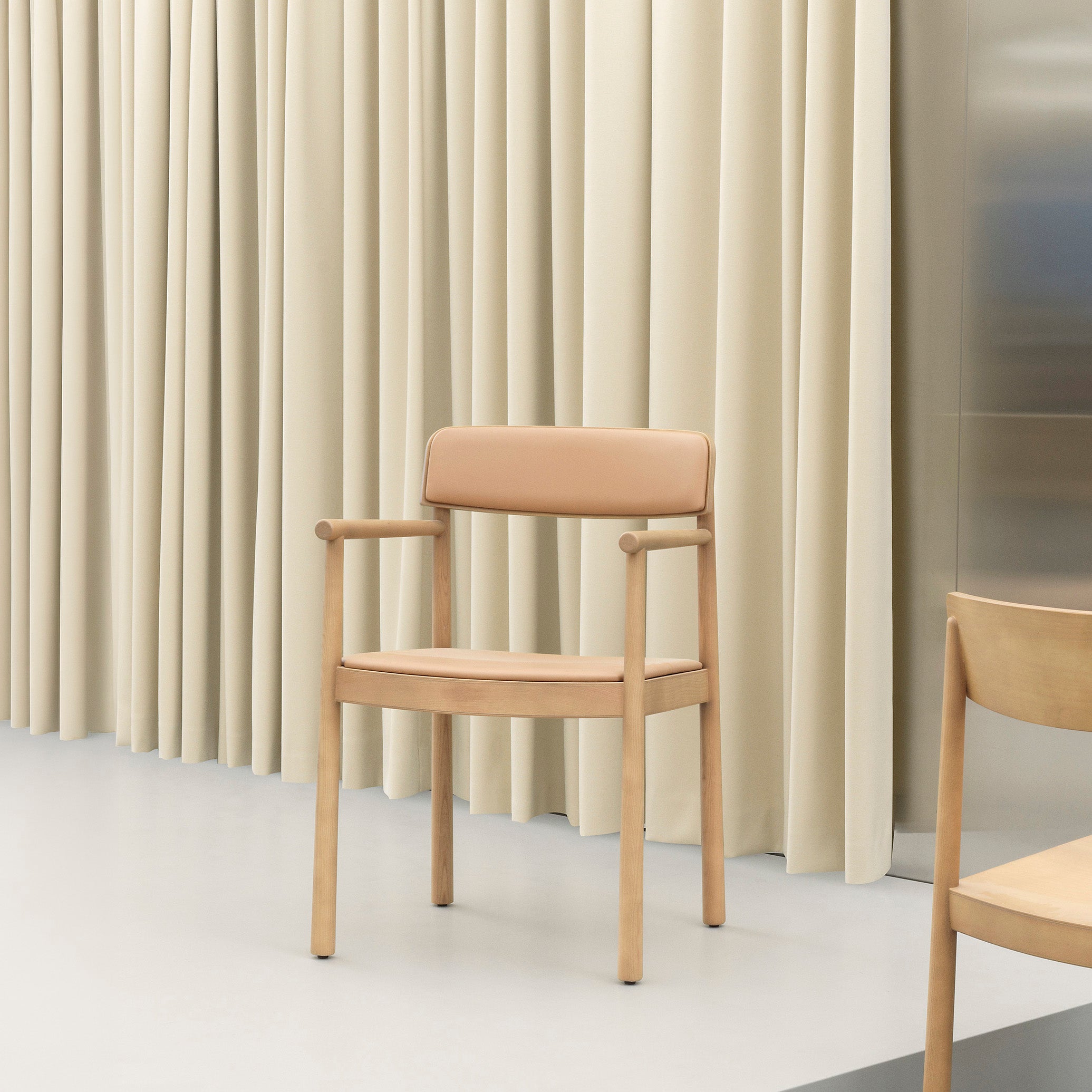 Timb Armchair: Upholstered