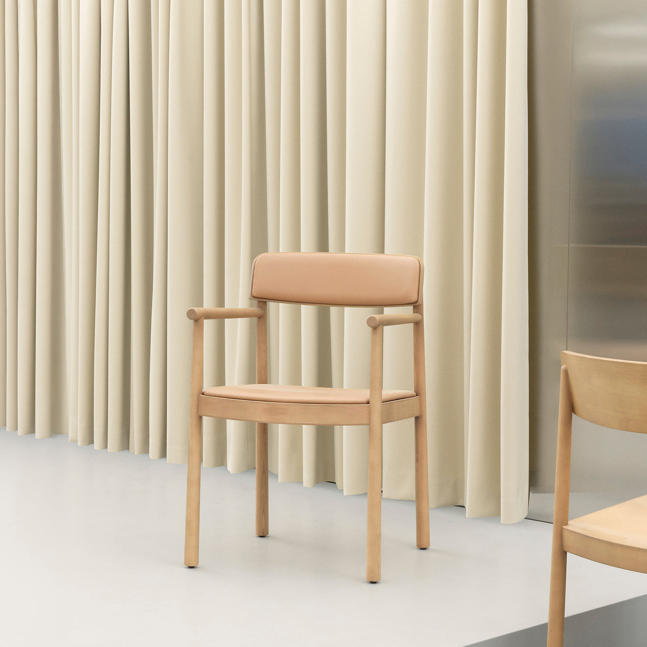 Timb Armchair: Upholstered