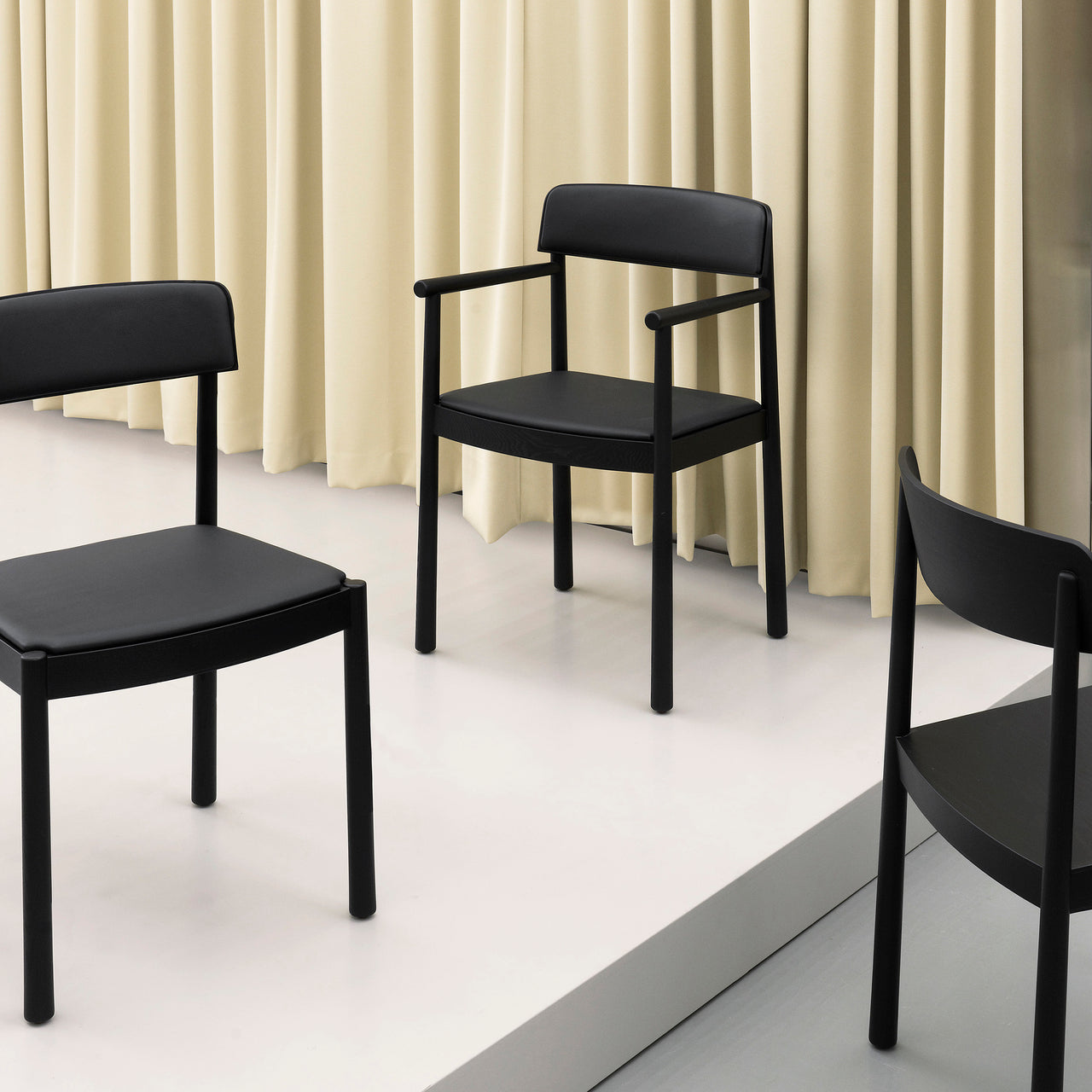 Timb Armchair: Upholstered