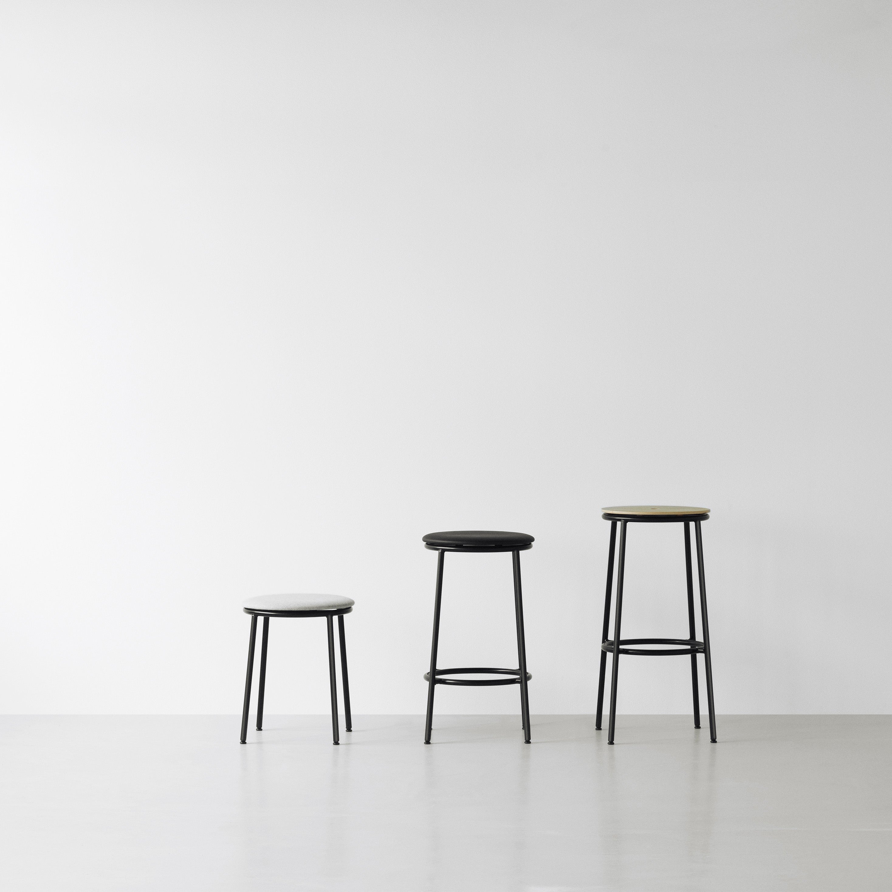 Circa Stool: Upholstered