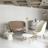Hyg Footstool: Wood Base