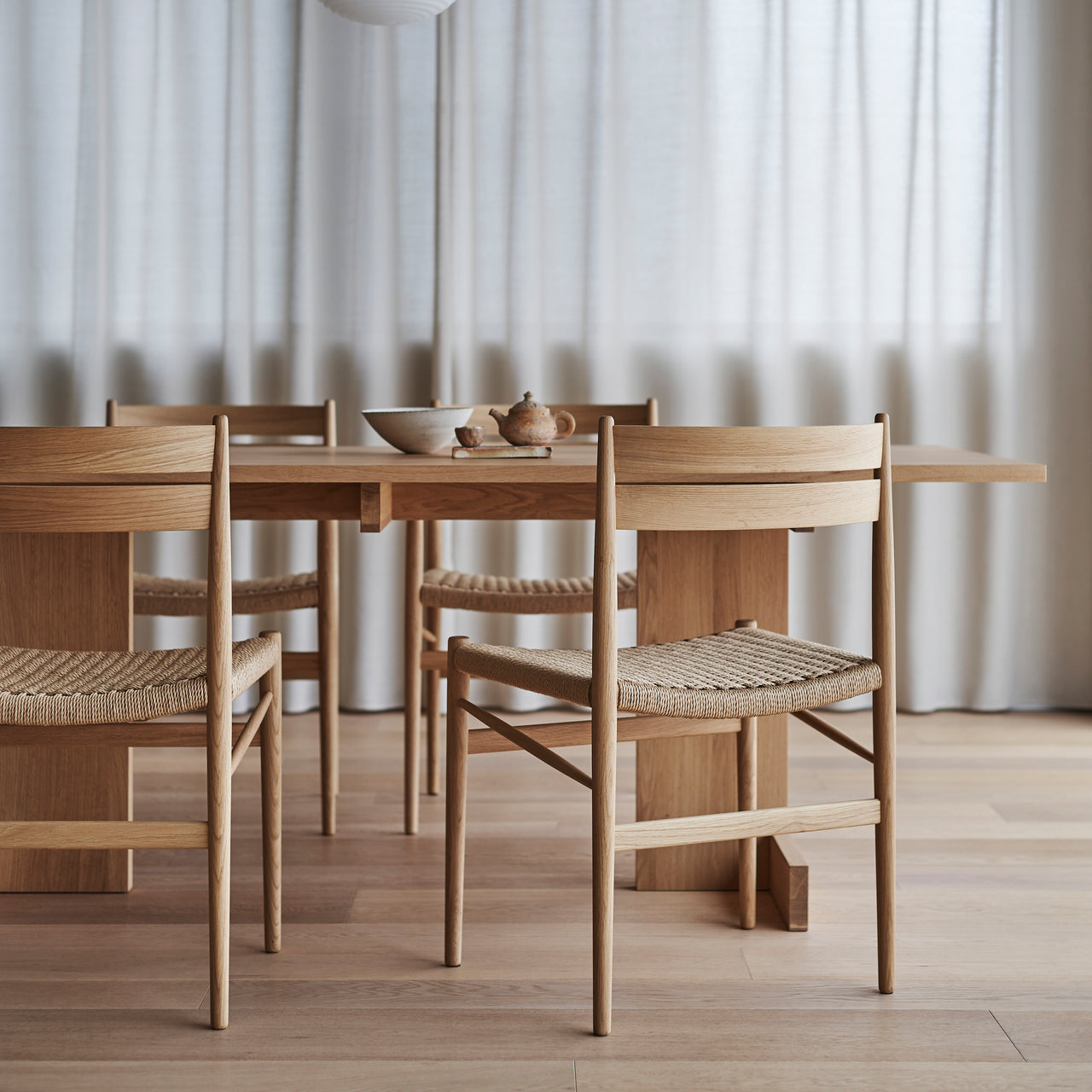 Hiroo Dining Chair N-DC05: Paper Cord