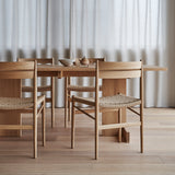 Hiroo Dining Chair N-DC05: Paper Cord + LS