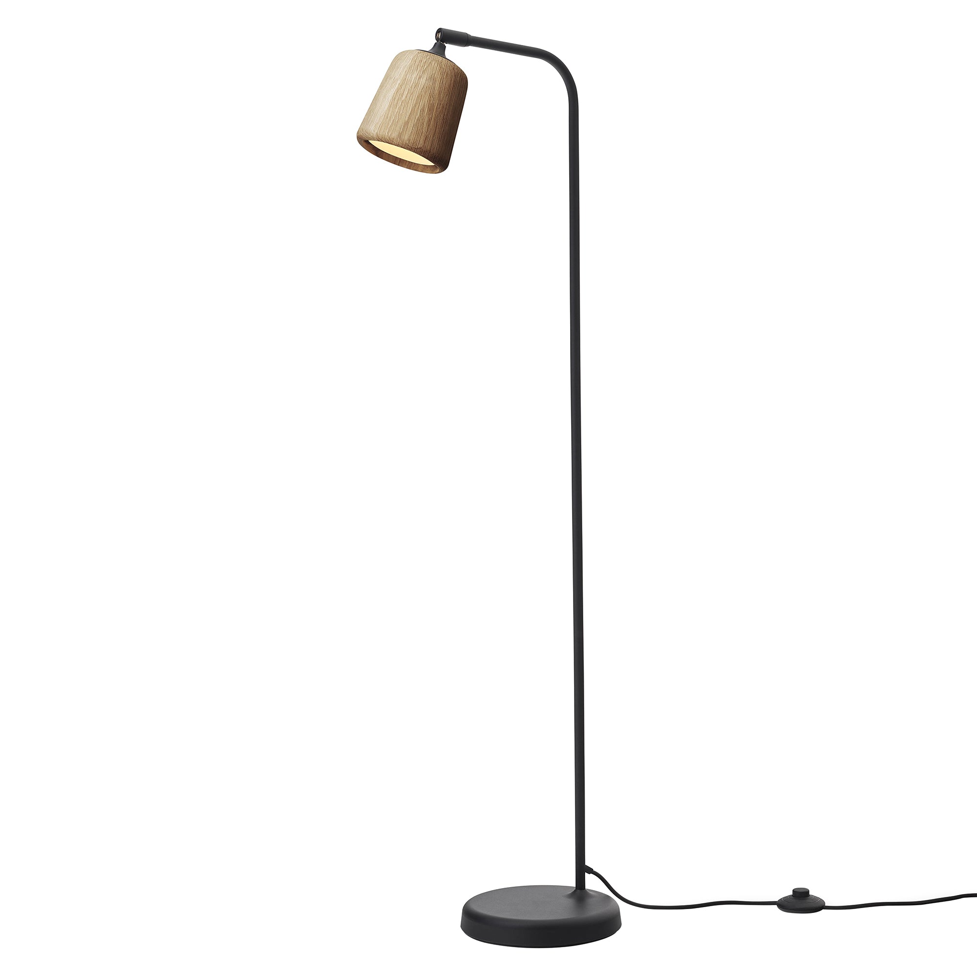 Material Floor Lamp: Natural Oak