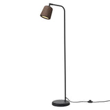 Material Floor Lamp: Smoked Oak