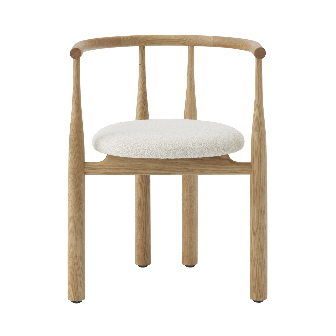 Bukowski Chair: Upholstered + Walnut
