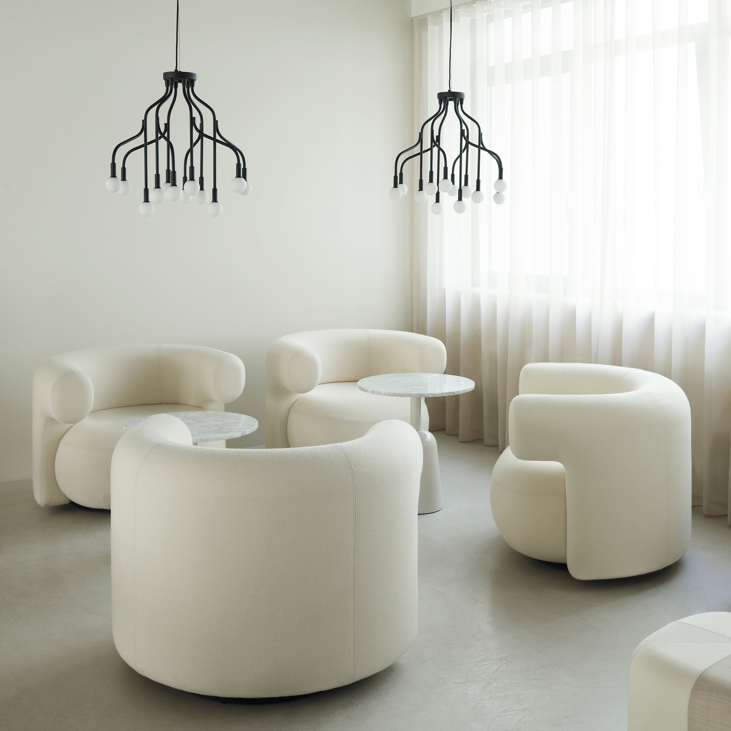 Burra Lounge Chair with Return