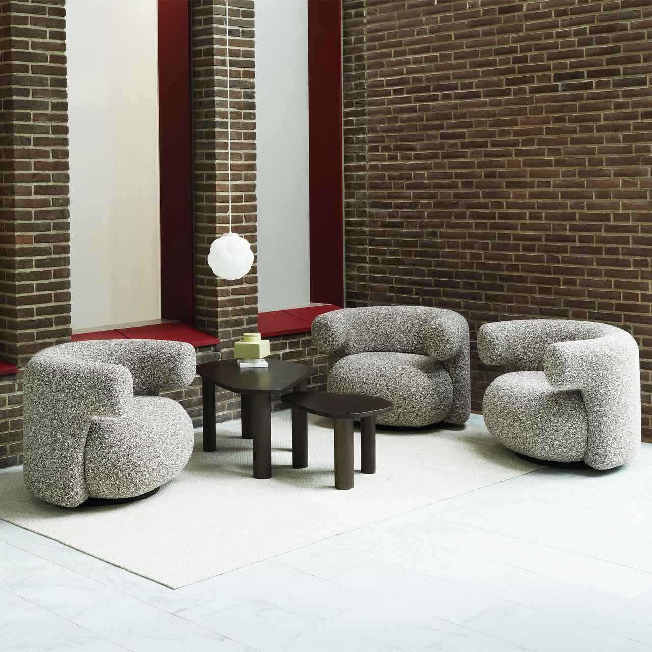 Burra Lounge Chair with Return