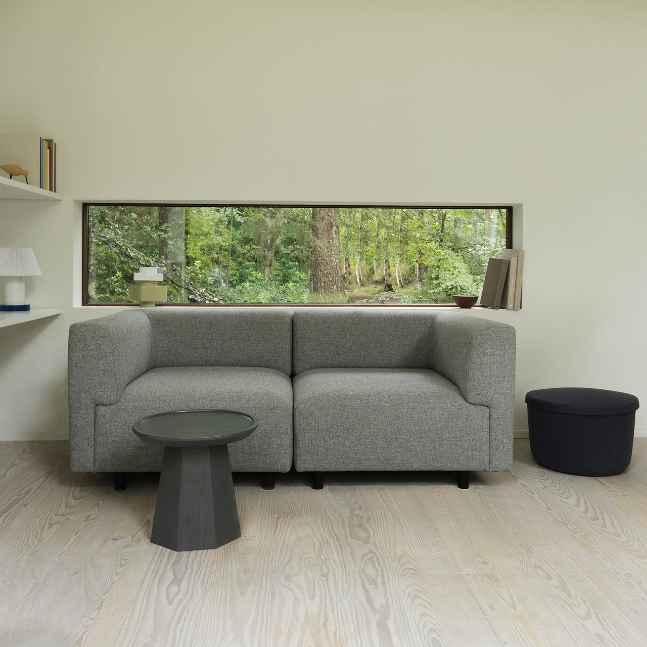 Hide Storage Pouf