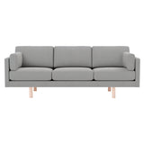 EJ220 3 Seater Sofa: Soaped Treated Oak