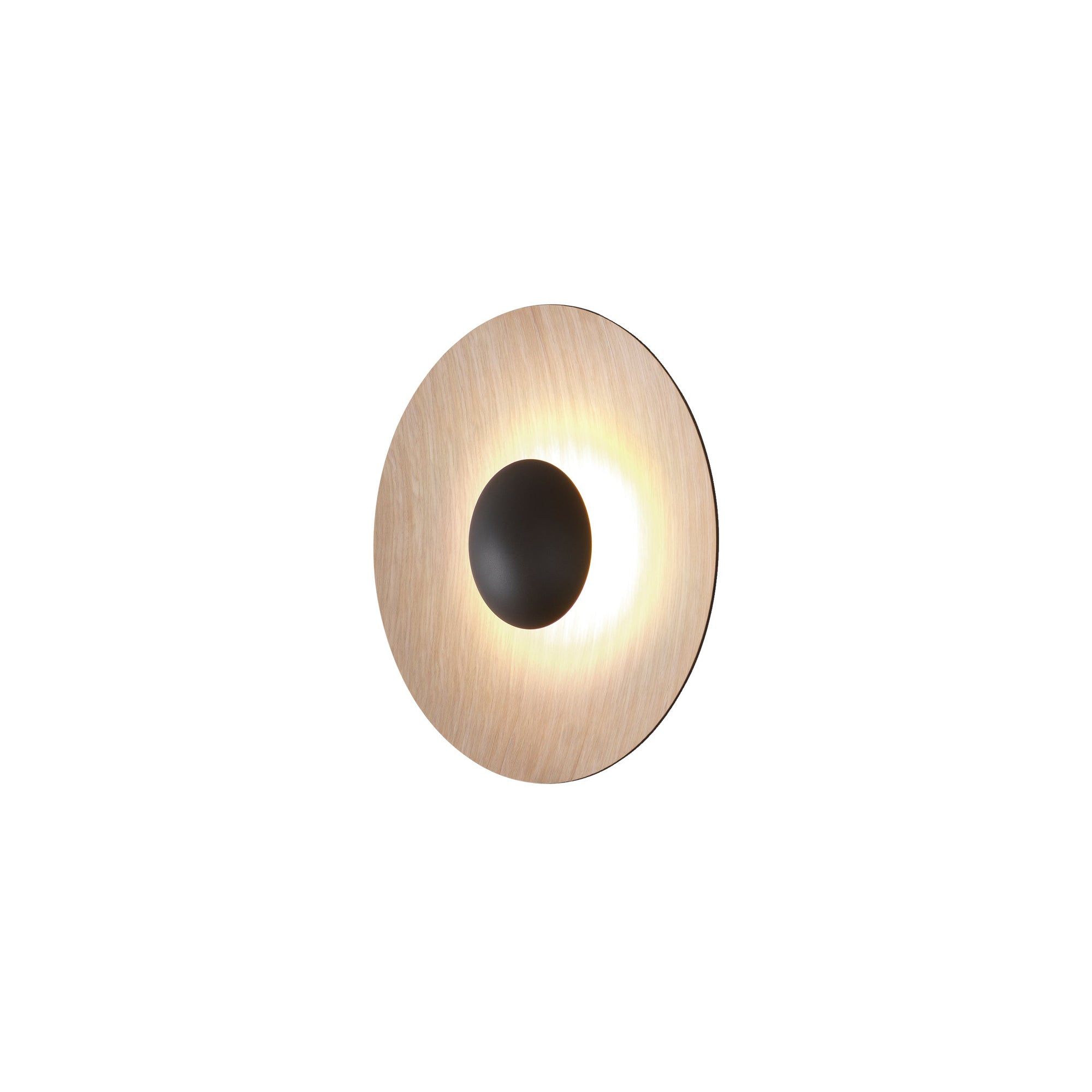 Ginger Wall Light: 20C + Oak + Non-Dimmer