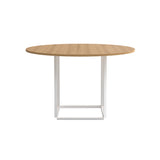 Florence Dining Table: Wood + Small - 47.2