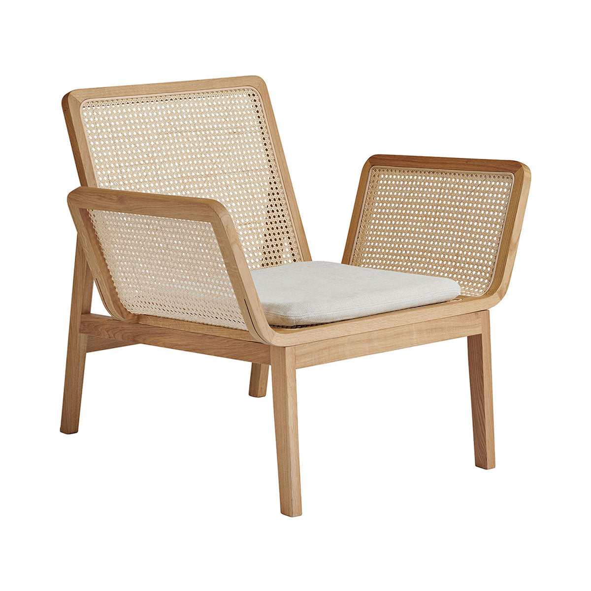 Le Roi Chair: Natural Ash + With Linen Cushion