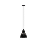 Les Acrobates N° 322 Pendant Lamp: Extra Large + Black + Round