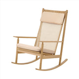 Swing Rocking Chair: White Oiled Oak