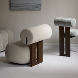 Hippo Lounge Chair: Upholstered