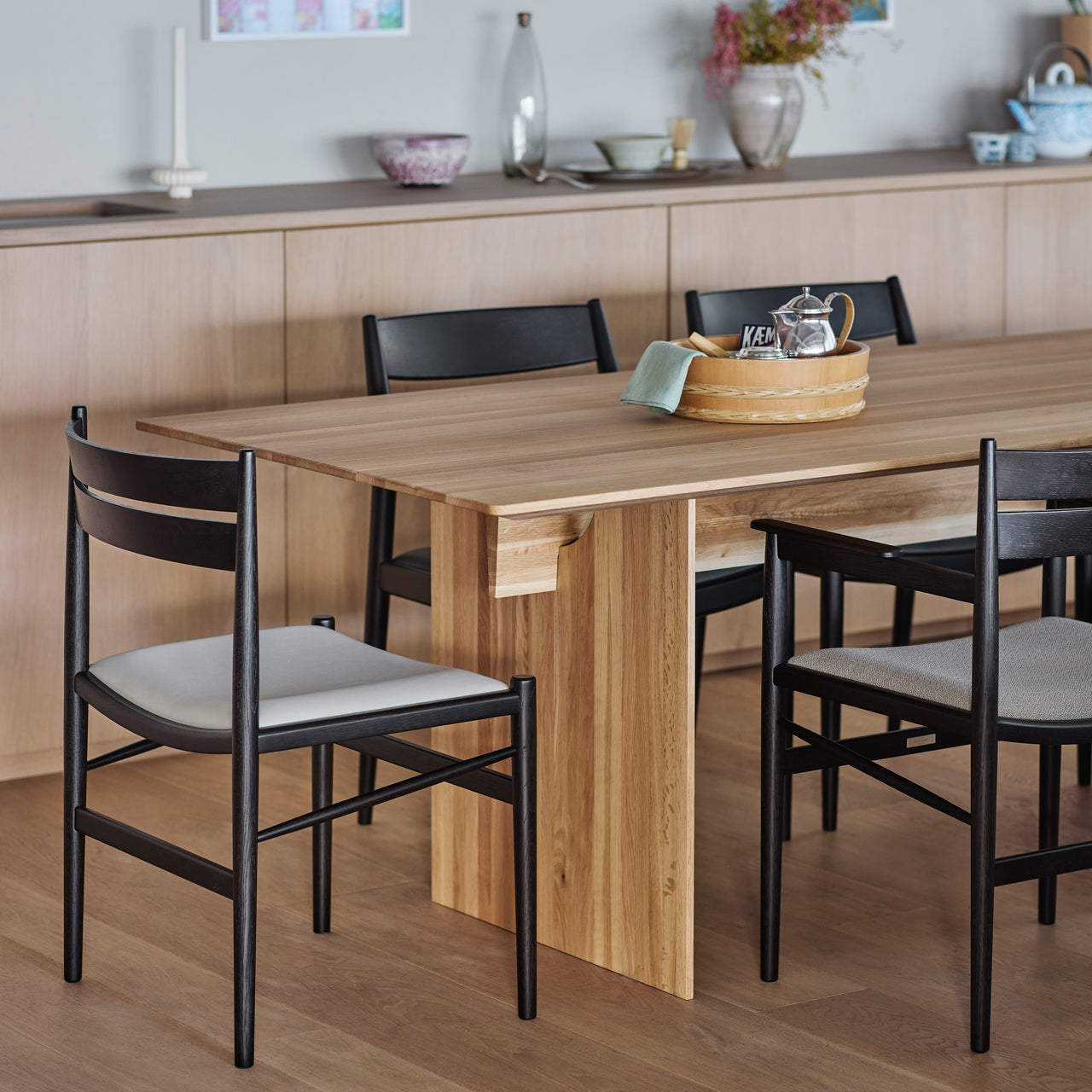 Hiroo Dining Chair N-DC05: Upholstered