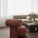 Hippo Lounge Chair: Full Upholstered