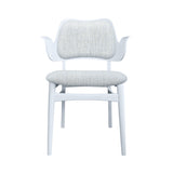 Gesture Dining Chair: Seat + Back Upholstered + Color + Light Blue