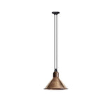 Les Acrobates N° 322 Pendant Lamp: Extra Large + Raw Copper + Conic