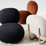 Cooper Lounge Chair: Steel