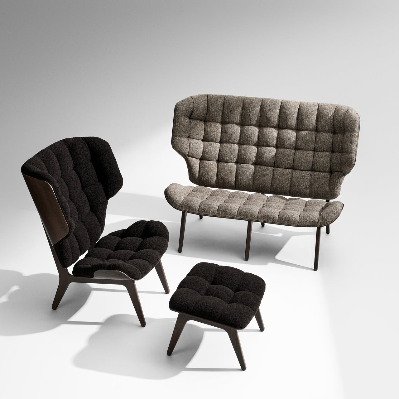 Mammoth Sofa: Front Upholstered