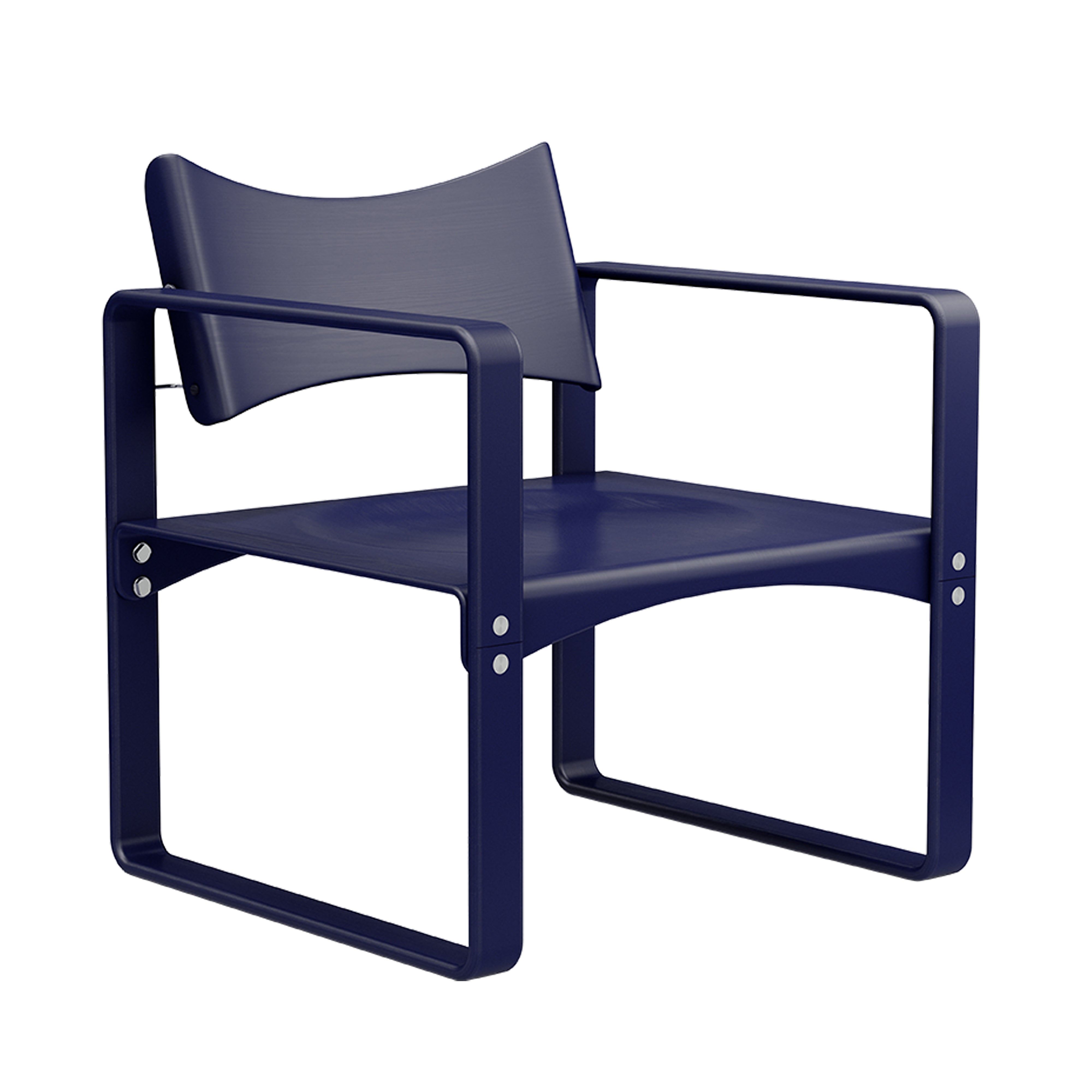 Series 270 F Armchair: Klein Blue