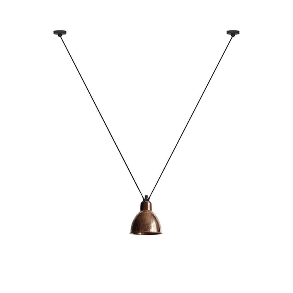 Les Acrobates N° 323 Pendant Lamp: Large + Raw Copper + Round