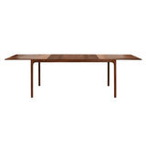 Unna Extendable Table: 2 + Oiled Walnut + Black