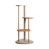 Cat Tree: Light Grey + Natural