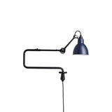 Lampe Gras N°303 Wall Lamp: Blue + Round