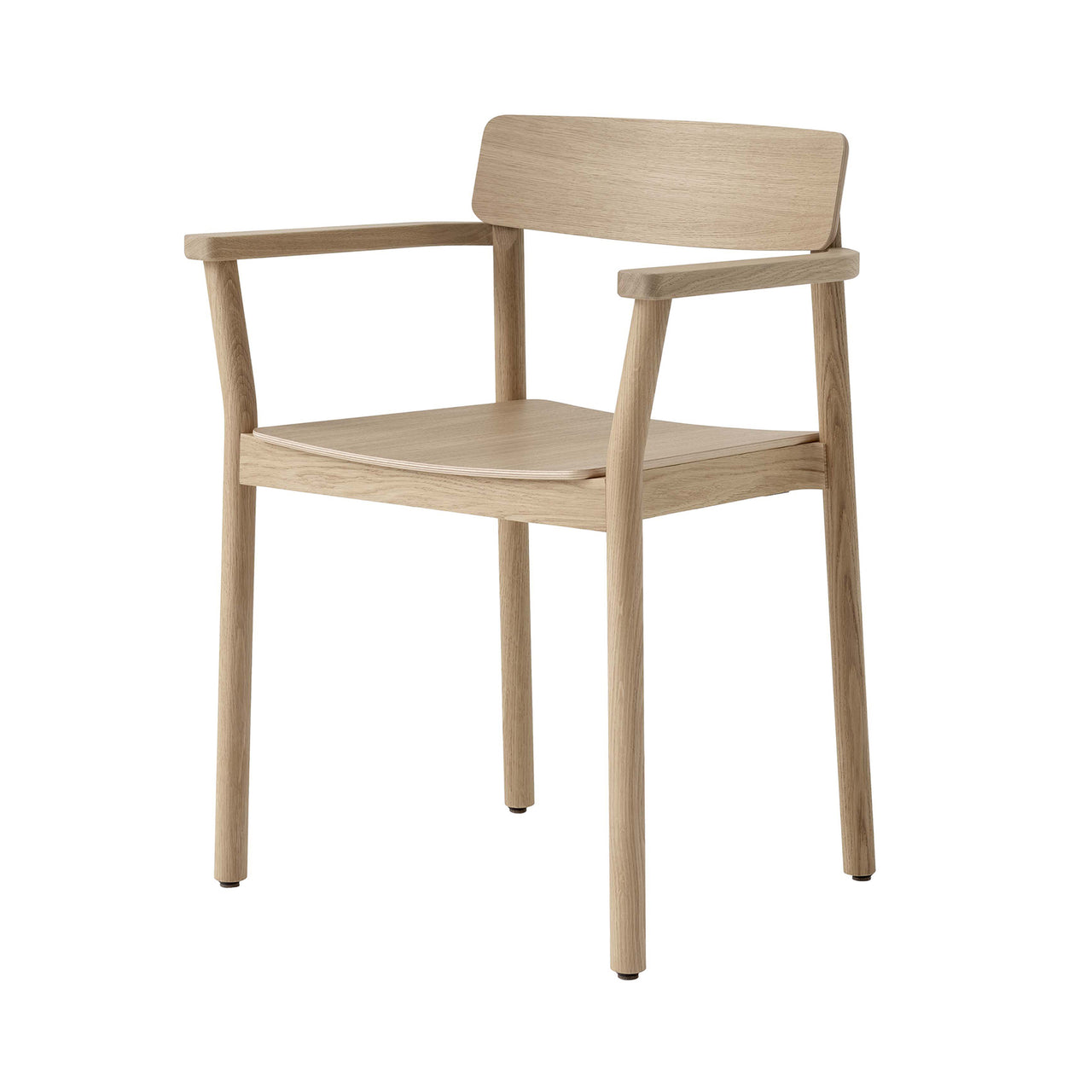 Betty Stacking Armchair TK10: Set of 2 + Lacquered Solid Oak