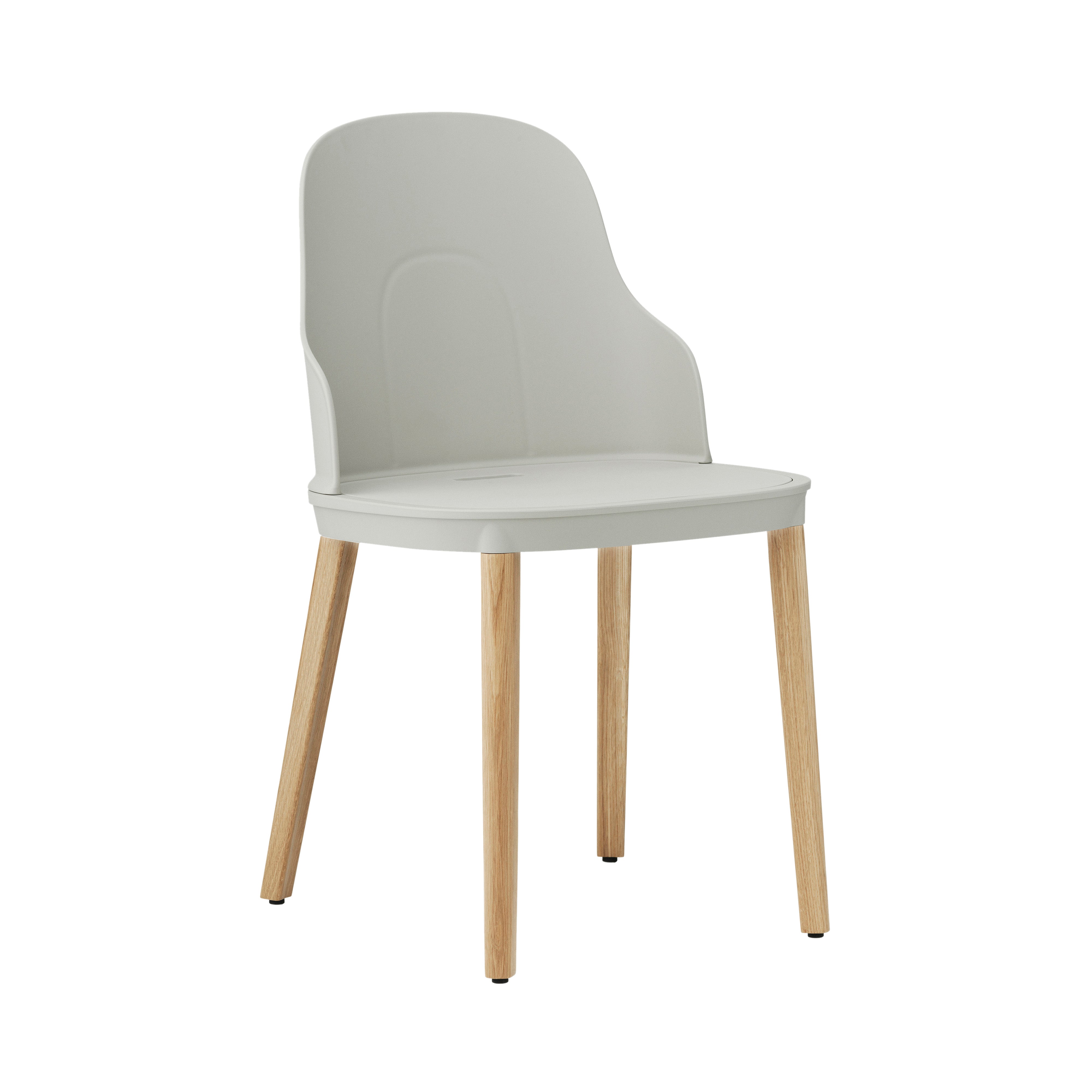 Allez Chair: Warm Grey + Oak