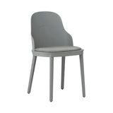 Allez Chair: Upholstered + Grey + Polypropylene + Main Line Flax MLF2