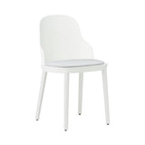 Allez Chair: Upholstered + White + Polypropylene