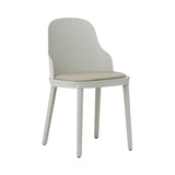 Allez Chair: Upholstered + Warm Grey + Polypropylene + Ultra Leather 41584