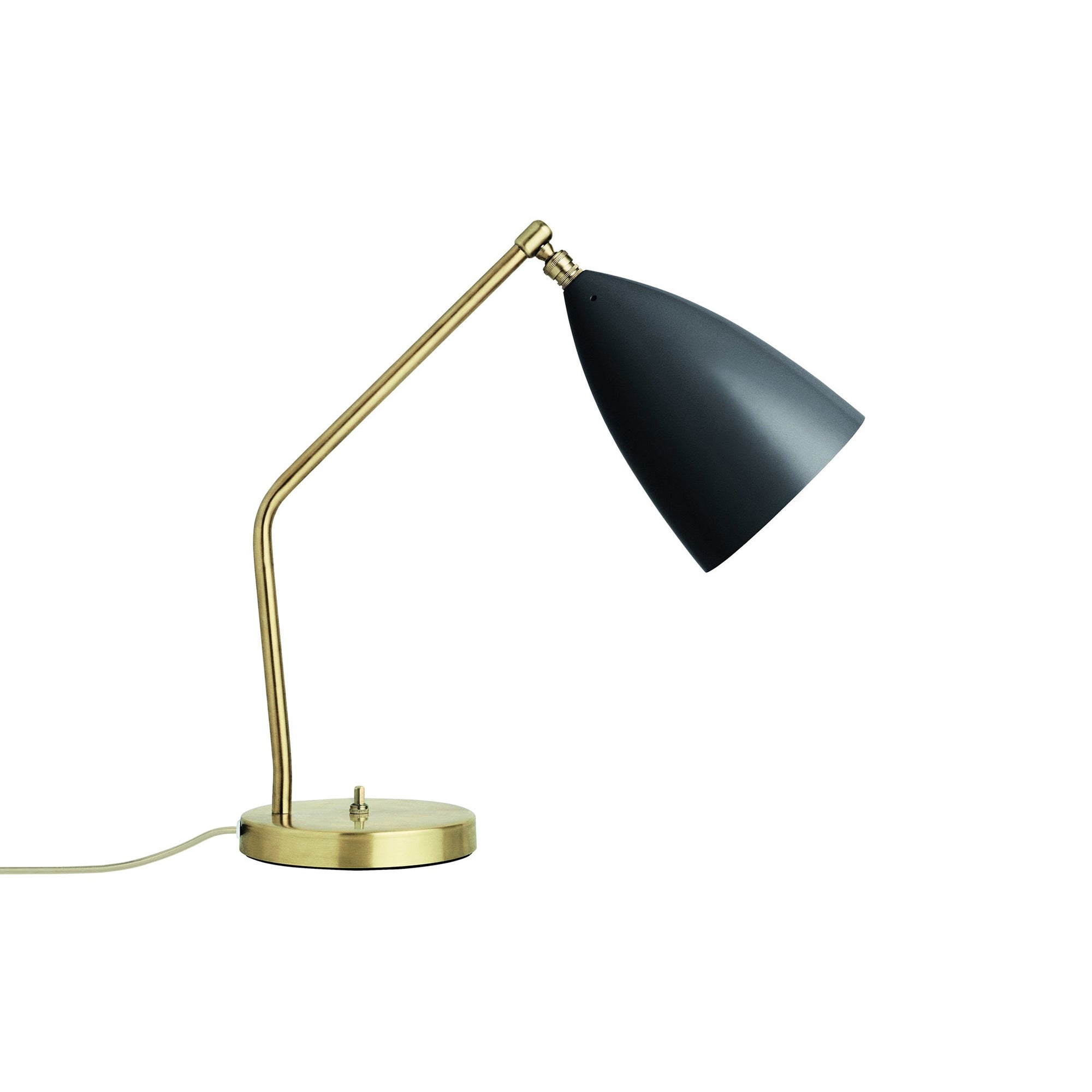 Gräshoppa Table Lamp: Black Semi Matt