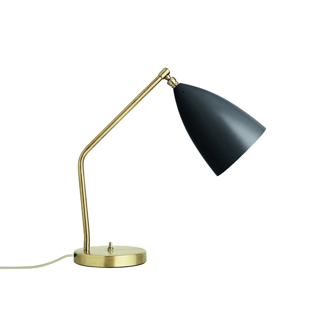 Gräshoppa Table Lamp: Black Semi Matt