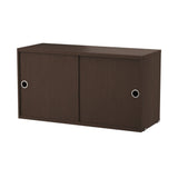 String System: Cabinet with Sliding Doors + Dark Oak