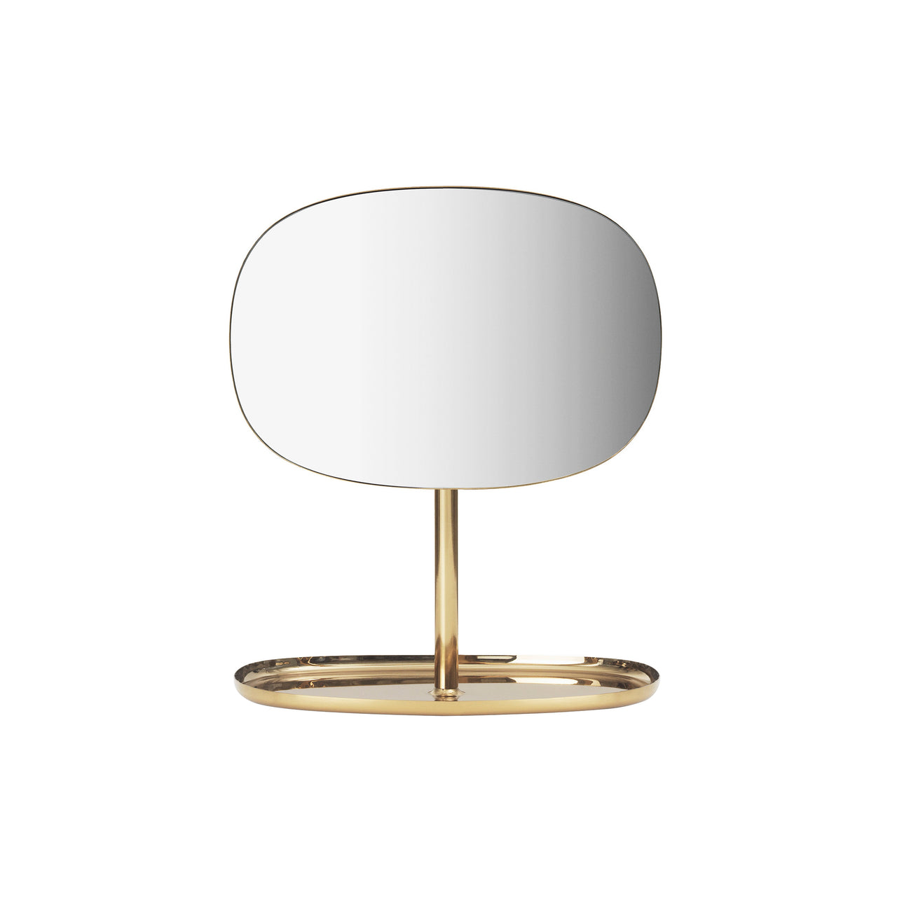 Flip Mirror: Brass
