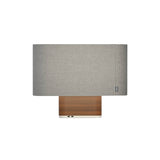 Belmont Table Lamp: Silverdale + Walnut