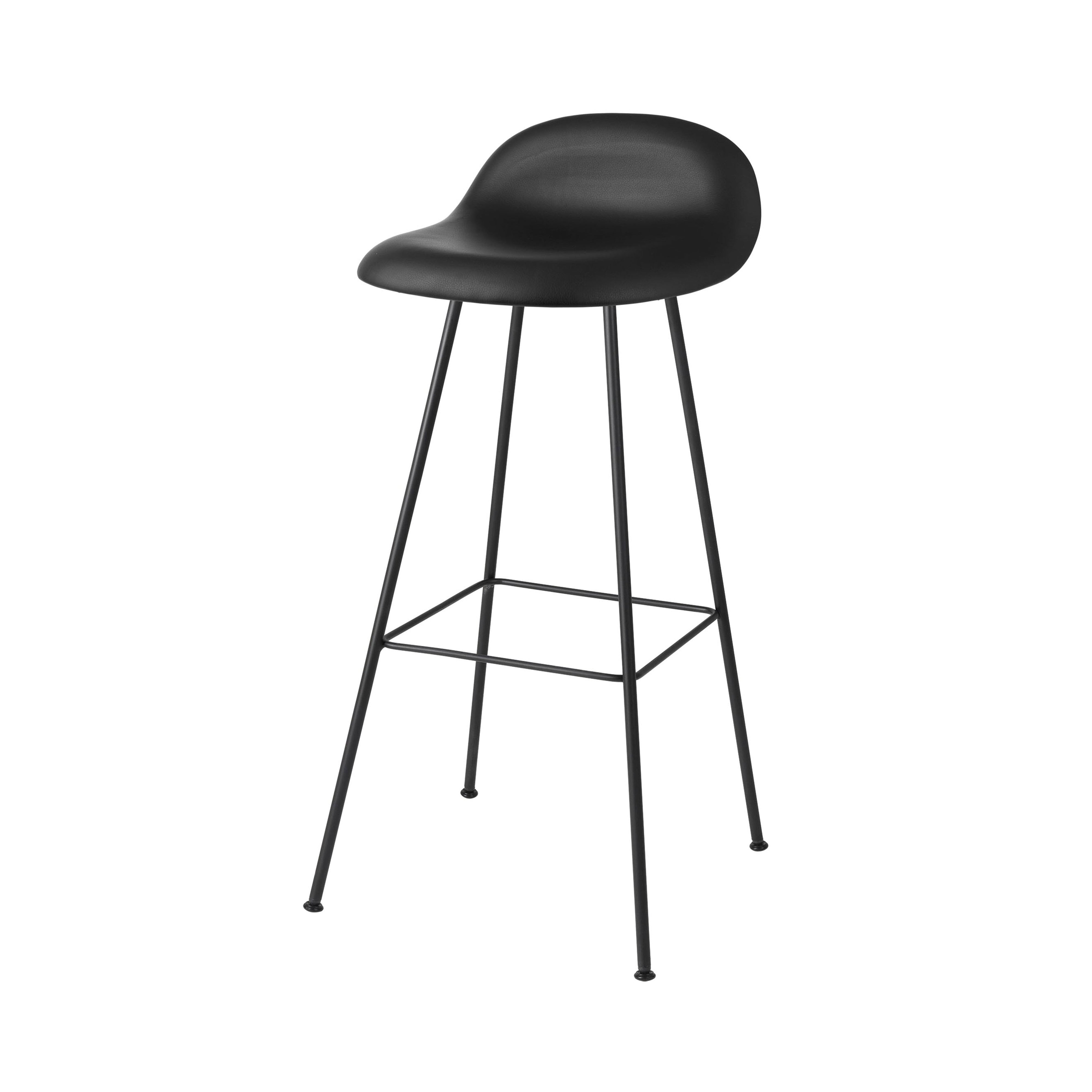 3D Bar + Counter Stool: Center Base + Full Upholstered + Bar