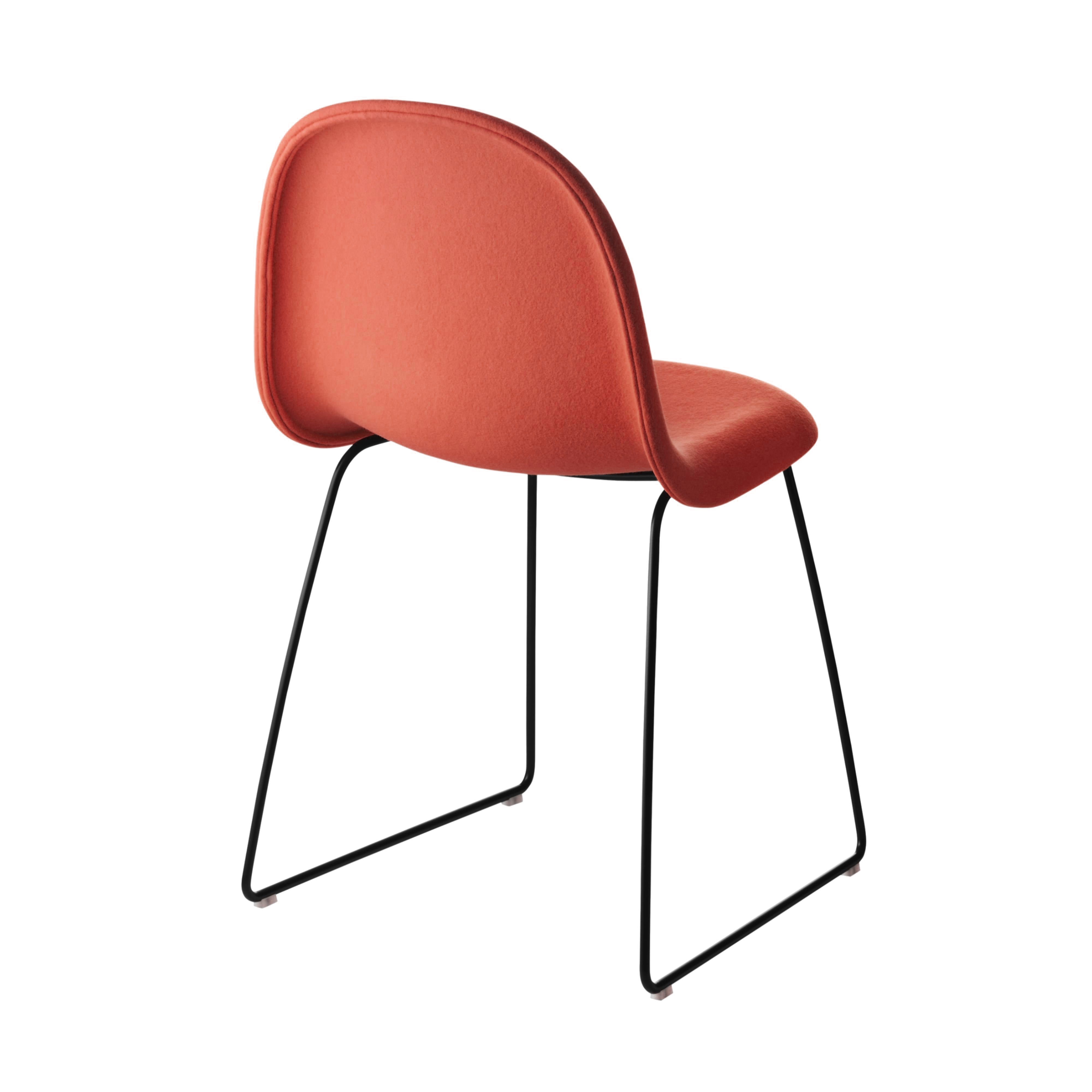 3D Dining Chair Stacking Sledge Base: Fully Upholstered