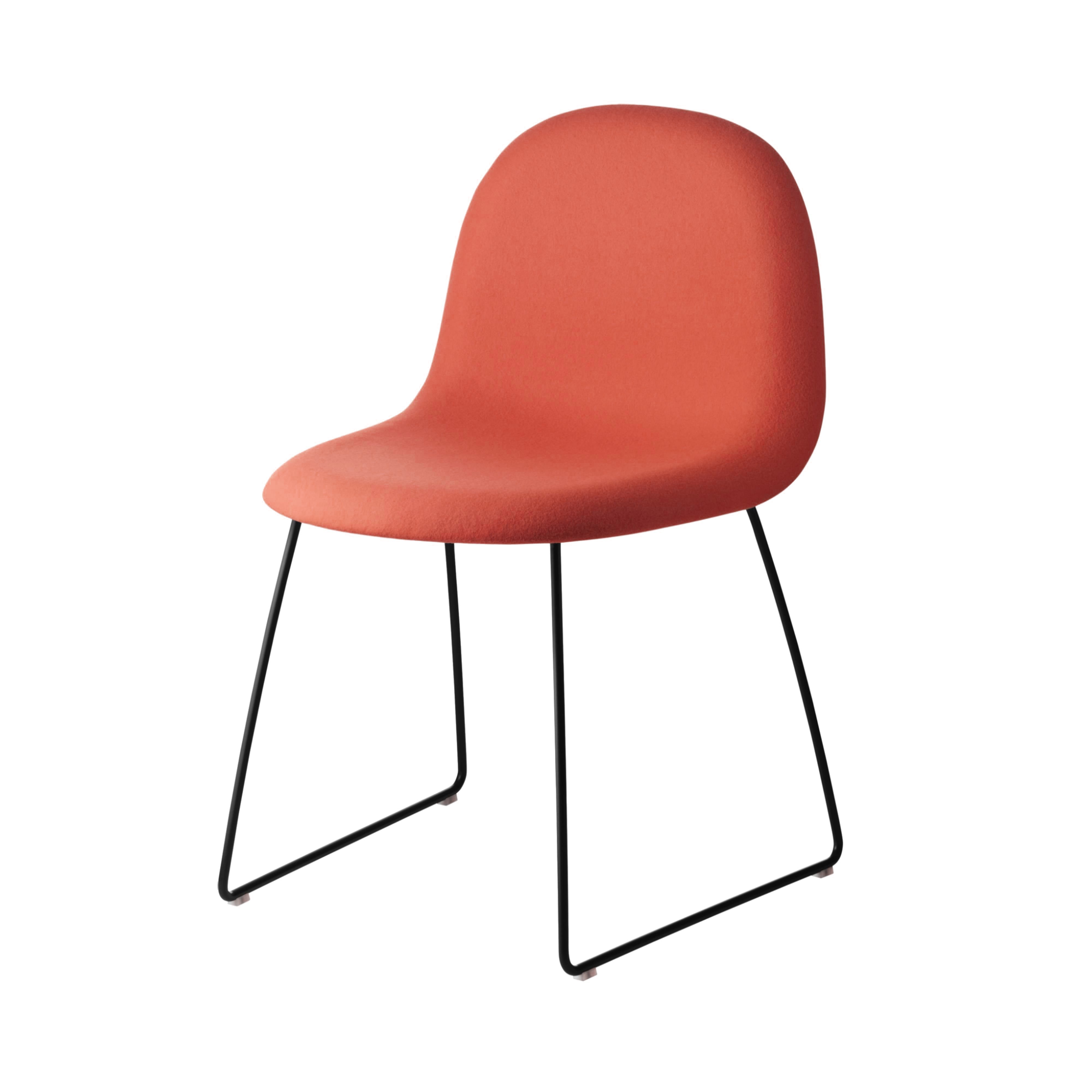 3D Dining Chair Stacking Sledge Base: Fully Upholstered