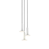 Cielo Chandelier: 3 + White